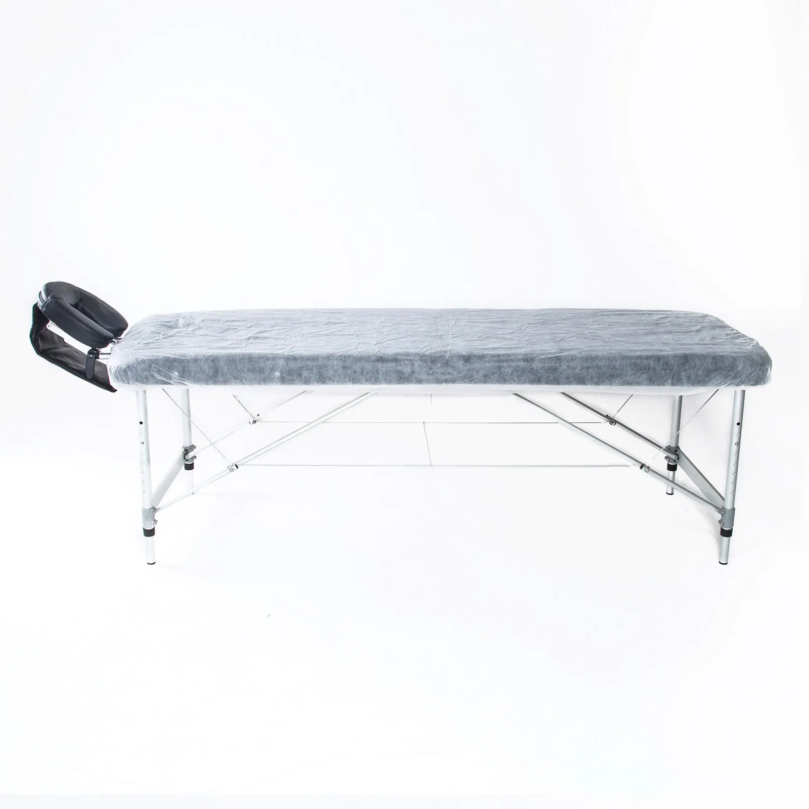 60pcs Non-Woven Disposable Massage Table Covers, Elastic Fit, Forever Beauty