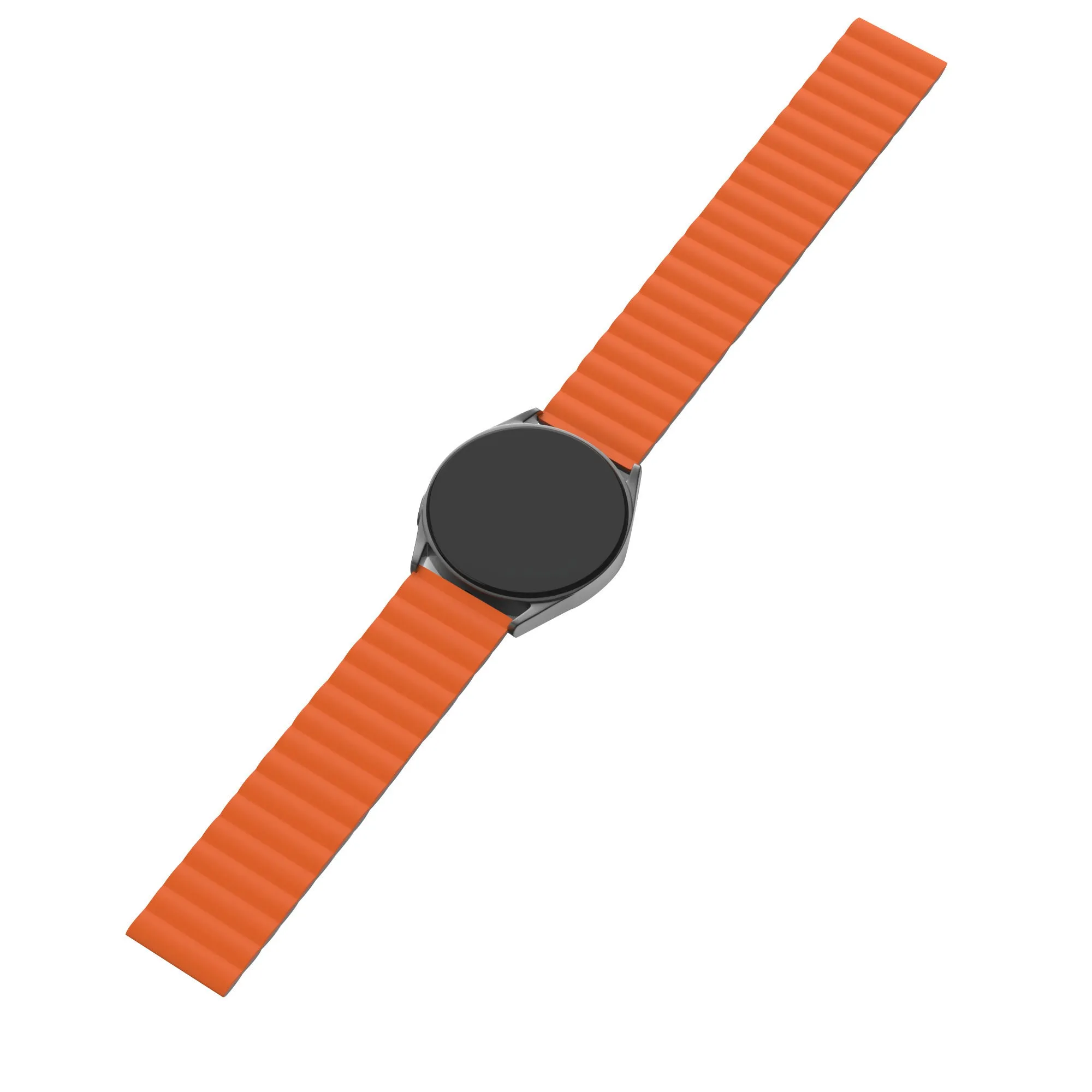 Amazfit GTR 3 (Pro) Magnetic Silicone Strap (Grey/Orange)