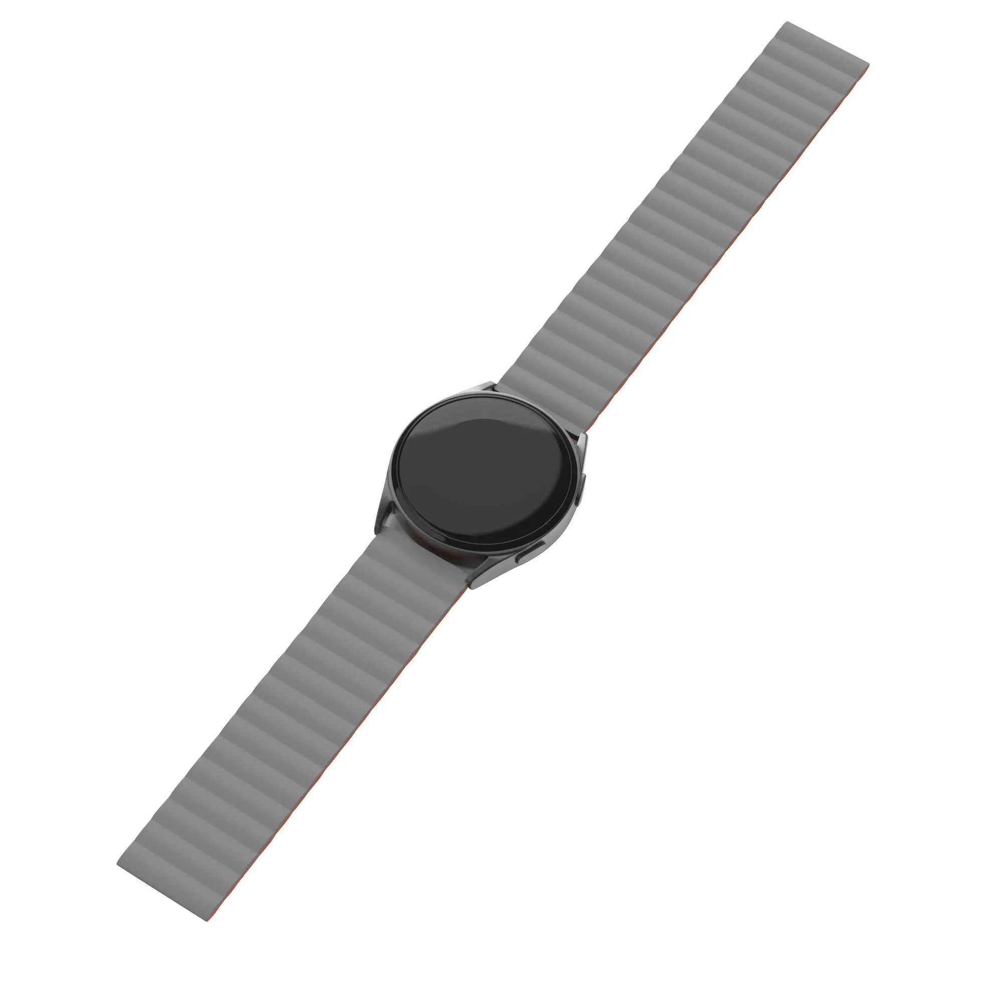 Amazfit GTR 3 (Pro) Magnetic Silicone Strap (Grey/Orange)