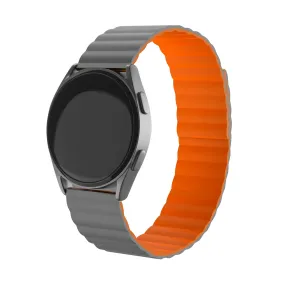 Amazfit GTR 3 (Pro) Magnetic Silicone Strap (Grey/Orange)