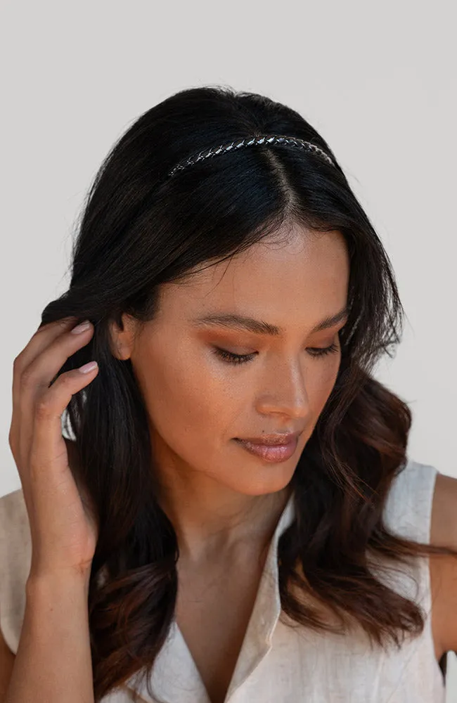 Braided 1/4" Headband 2 Pack
