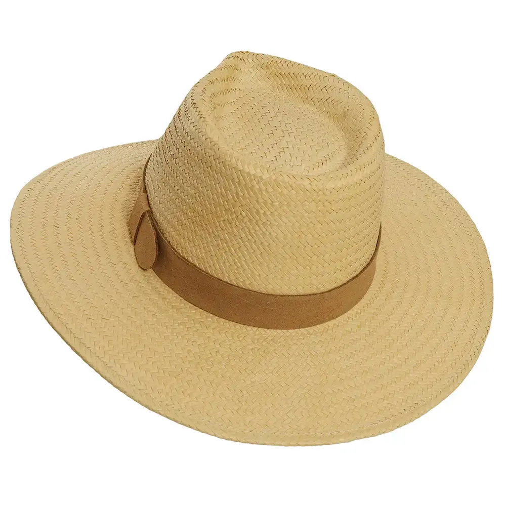 Cadence | Mens Wide Brim Straw Sun Hat