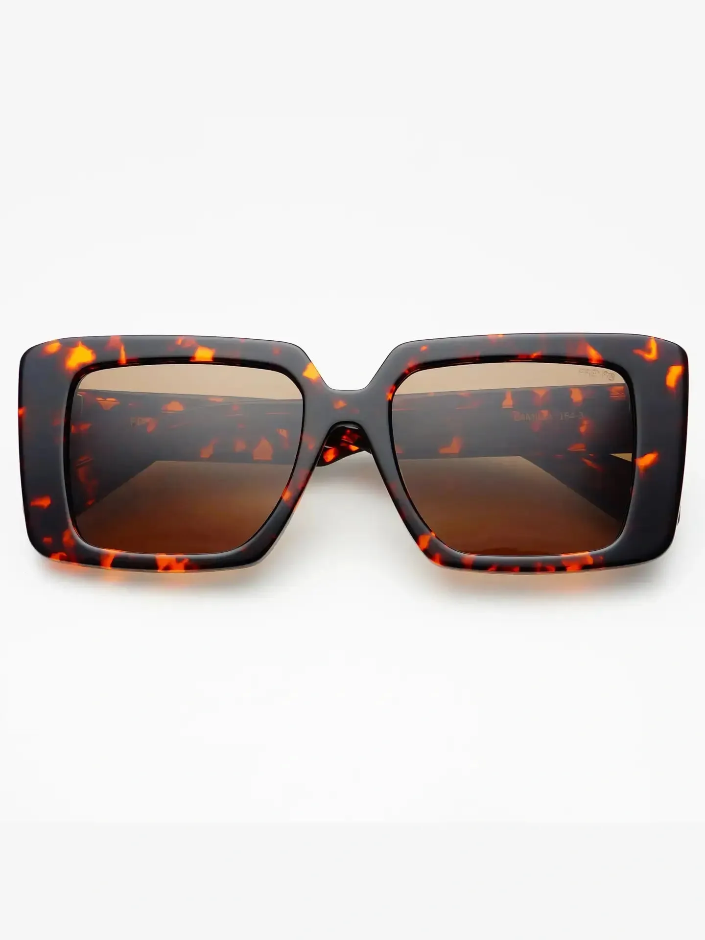 Camilla Brown Tortoise Rectangle Sunglasses