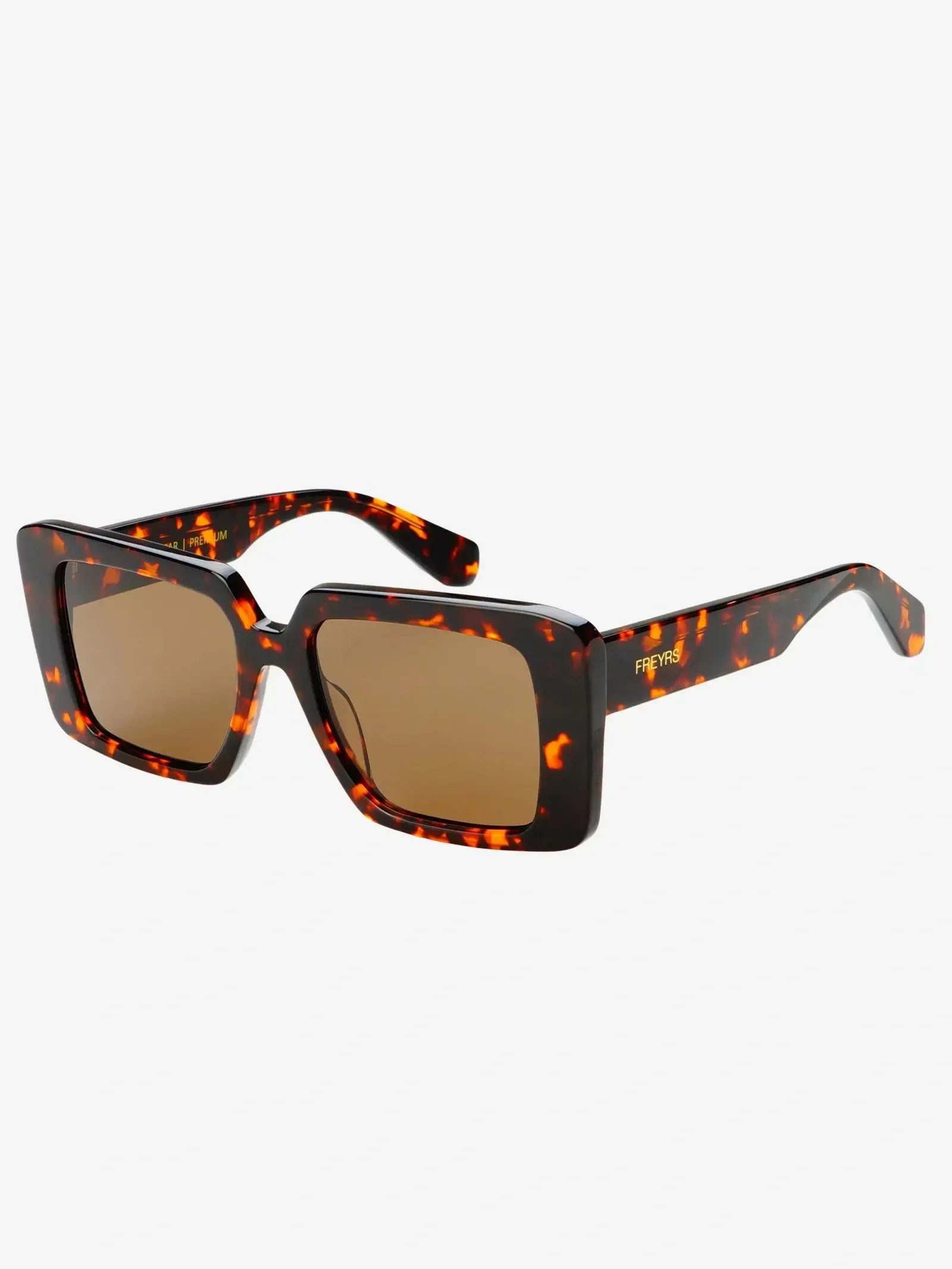Camilla Brown Tortoise Rectangle Sunglasses