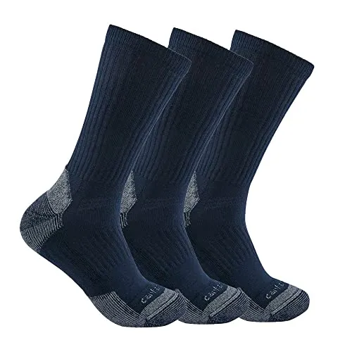 Carhartt SC6203M Men's Midweight Cotton Blend Sock 3 Pack