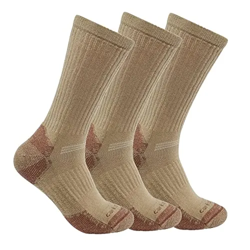 Carhartt SC6203M Men's Midweight Cotton Blend Sock 3 Pack