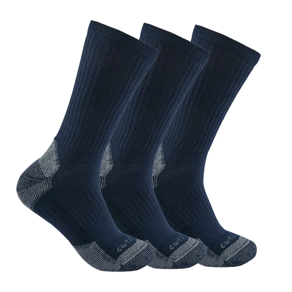 Carhartt SC6203M Men's Midweight Cotton Blend Sock 3 Pack