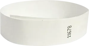 Custm Soft Comfort 1" x 10" Wide Face One Color Imprint Snapped Wristband