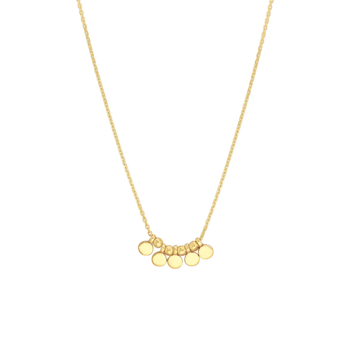 DALE BEAD STATIONED NECKLACE