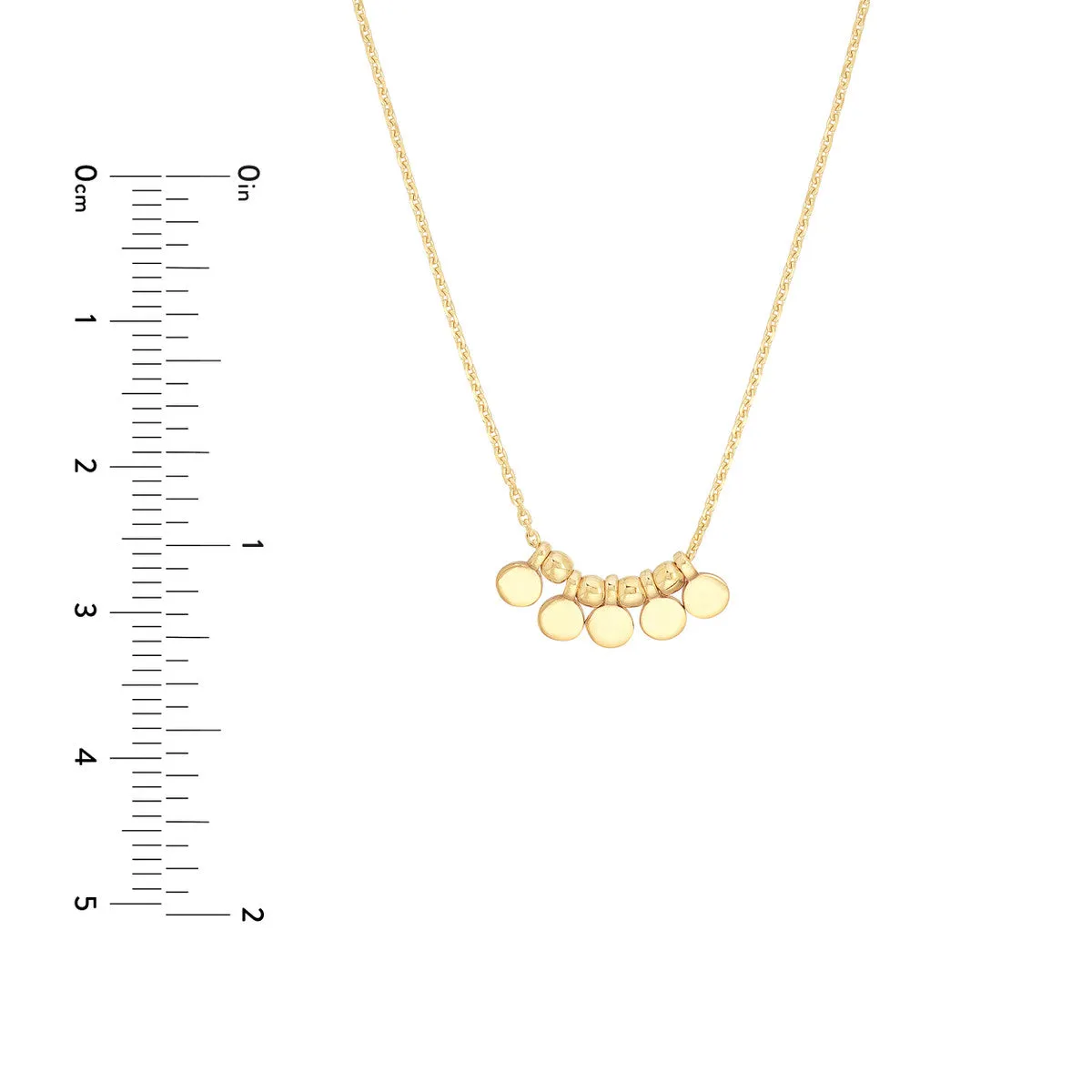 DALE BEAD STATIONED NECKLACE
