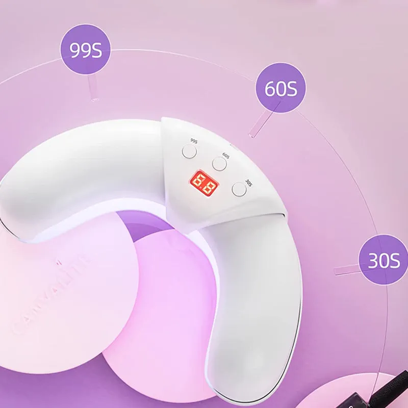 Foldable Motion Sensor UV Gel Drying Nail Lamp-USB Plugged-in