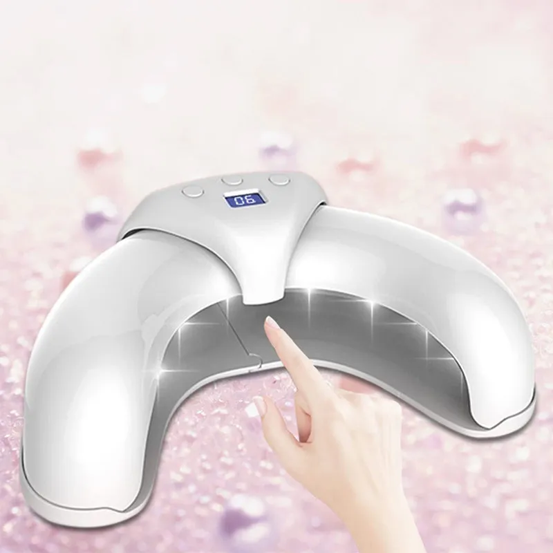 Foldable Motion Sensor UV Gel Drying Nail Lamp-USB Plugged-in