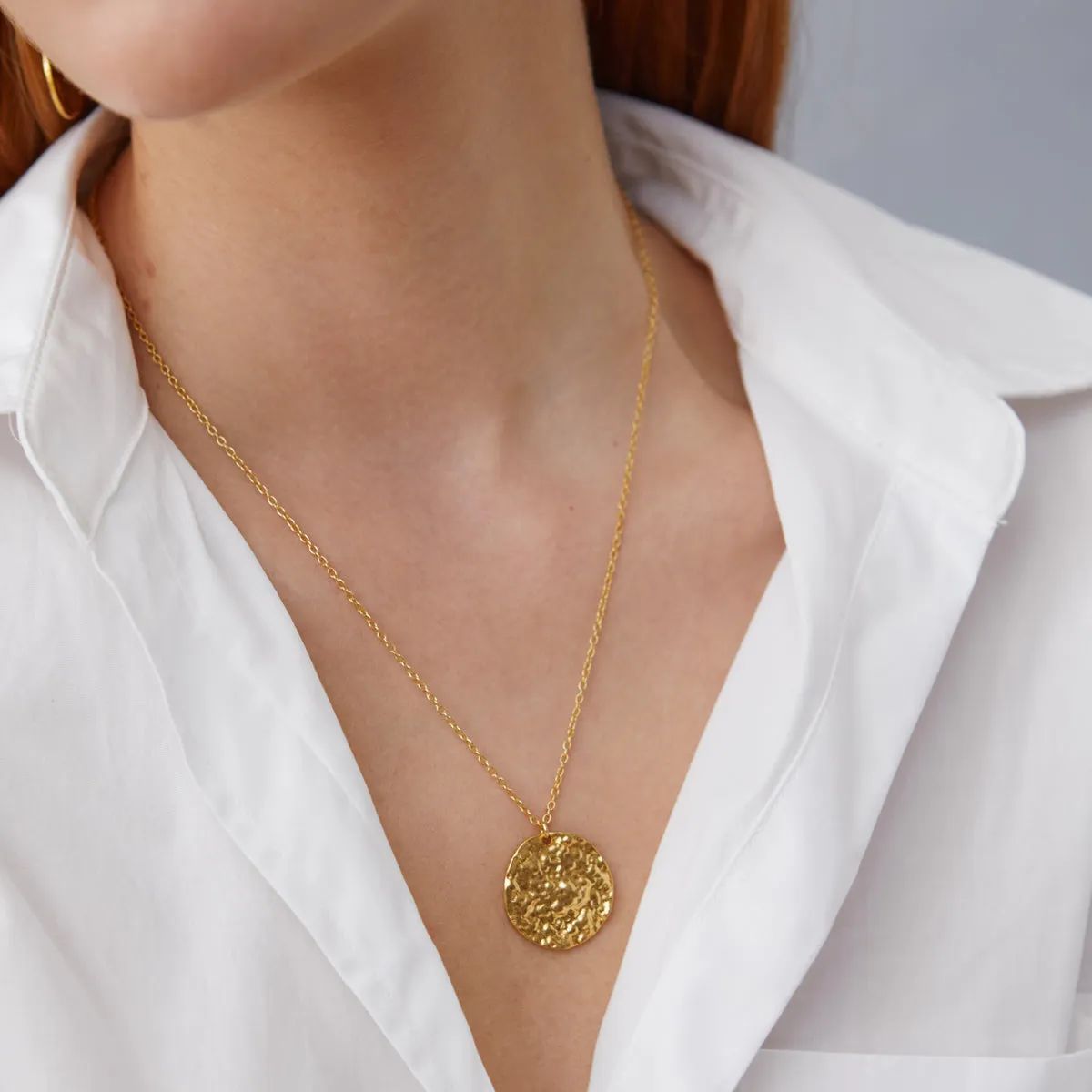 Harmonia Short Gold Coin Necklace