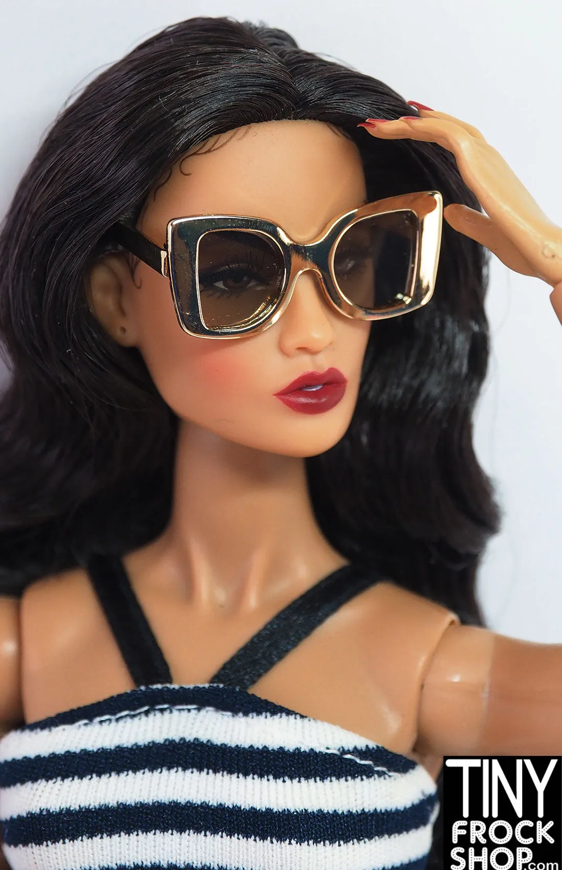 Integrity Le Chic Poppy Ginger Gold Sunglasses
