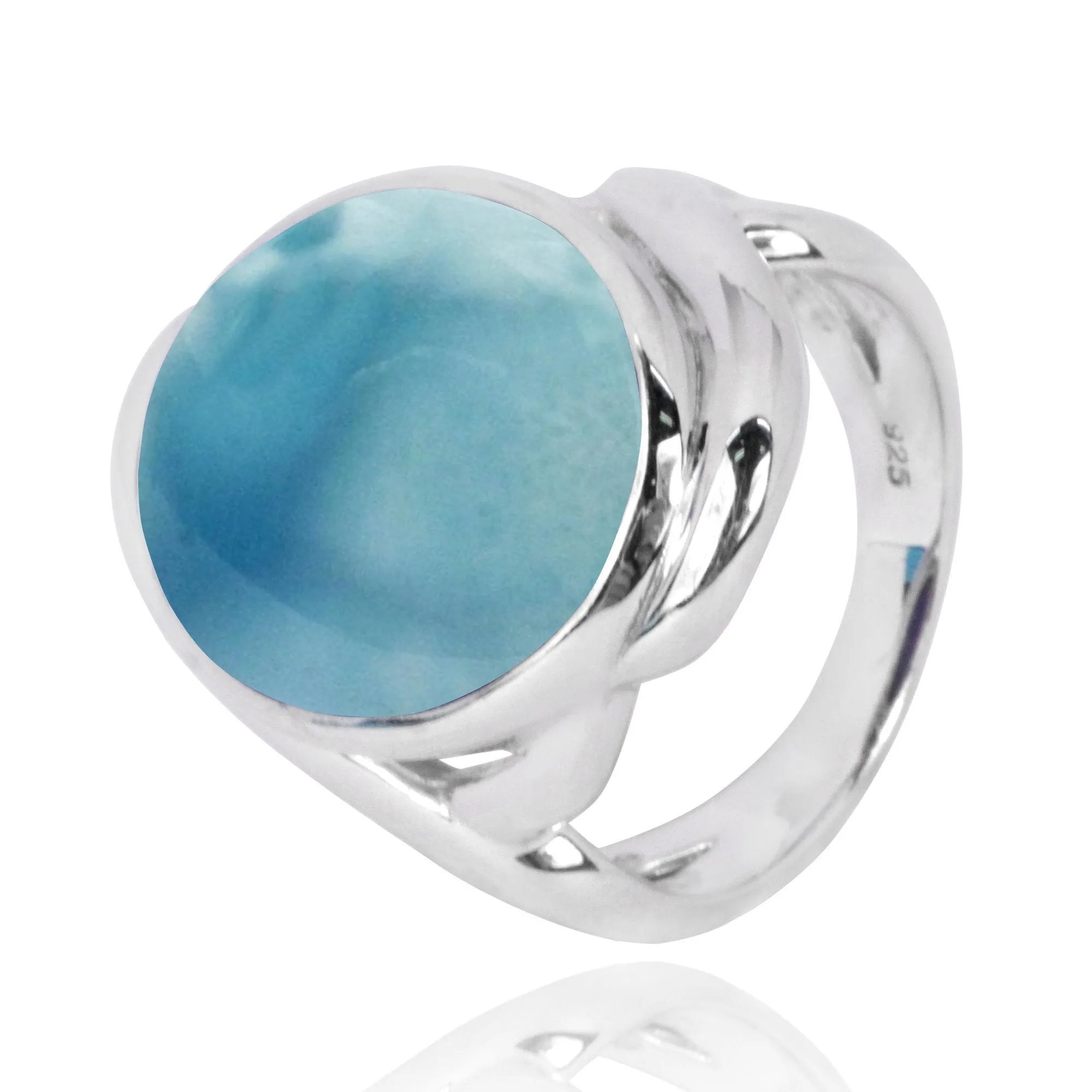 Larimar  Cocktail Ring