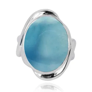 Larimar  Cocktail Ring