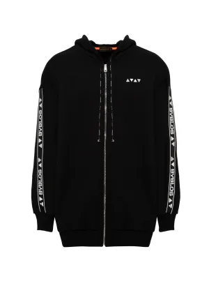 Logo Track Zip Hoodie