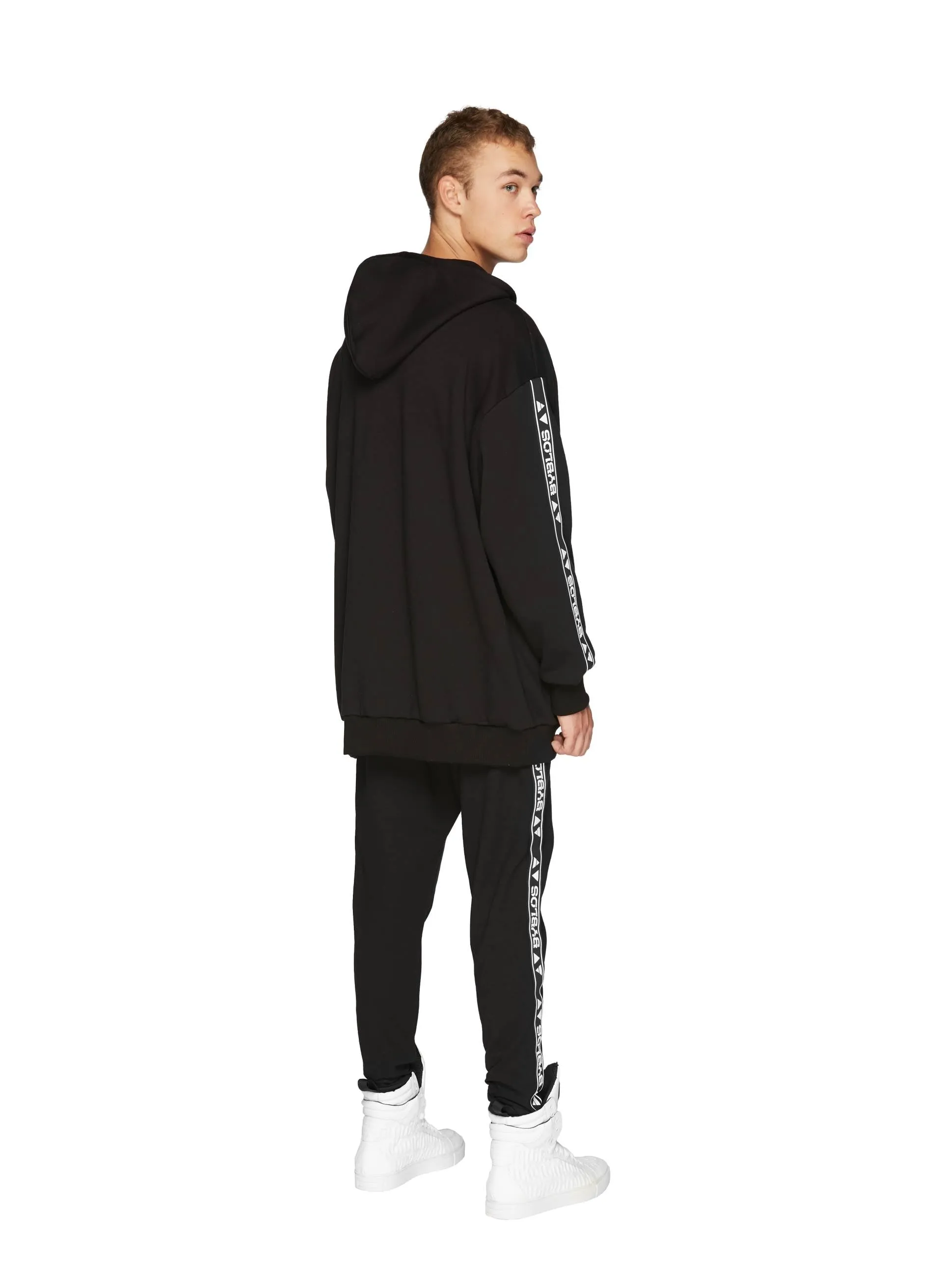 Logo Track Zip Hoodie