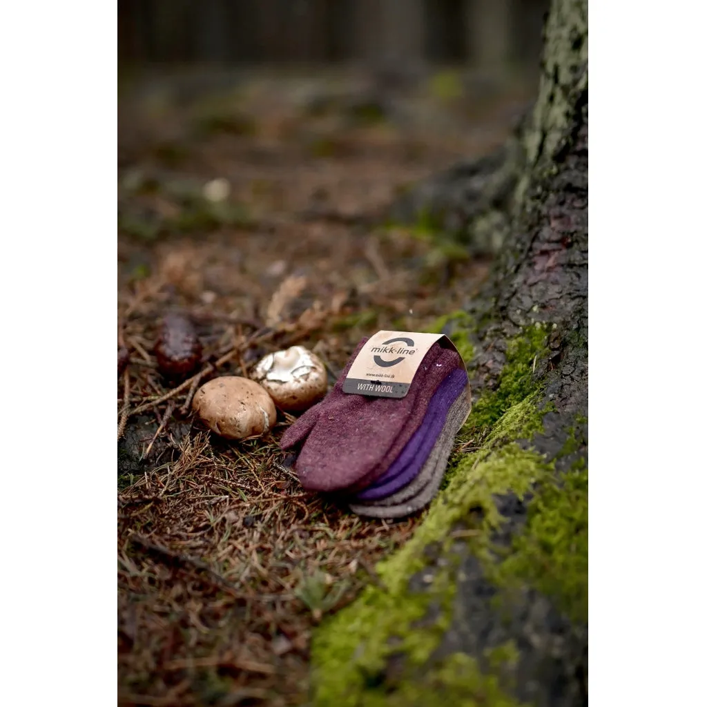 MAGIC Knitted Mittens 3 Pack - Nightshade-Chocolate Chip-Rose Brown