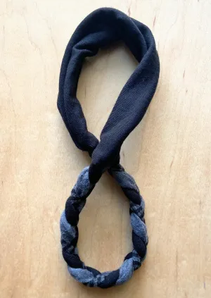 Midnight Braided Headband