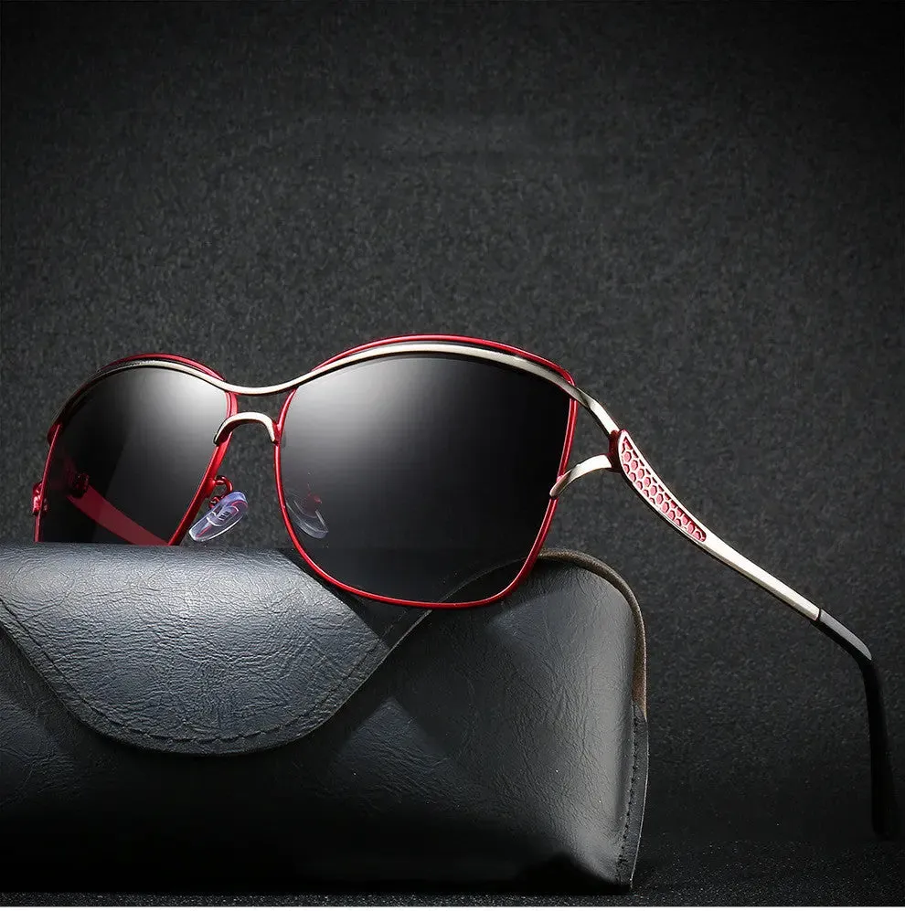 Polarized Large Frame Sunglasses