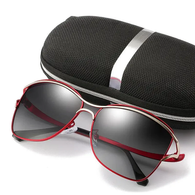 Polarized Large Frame Sunglasses