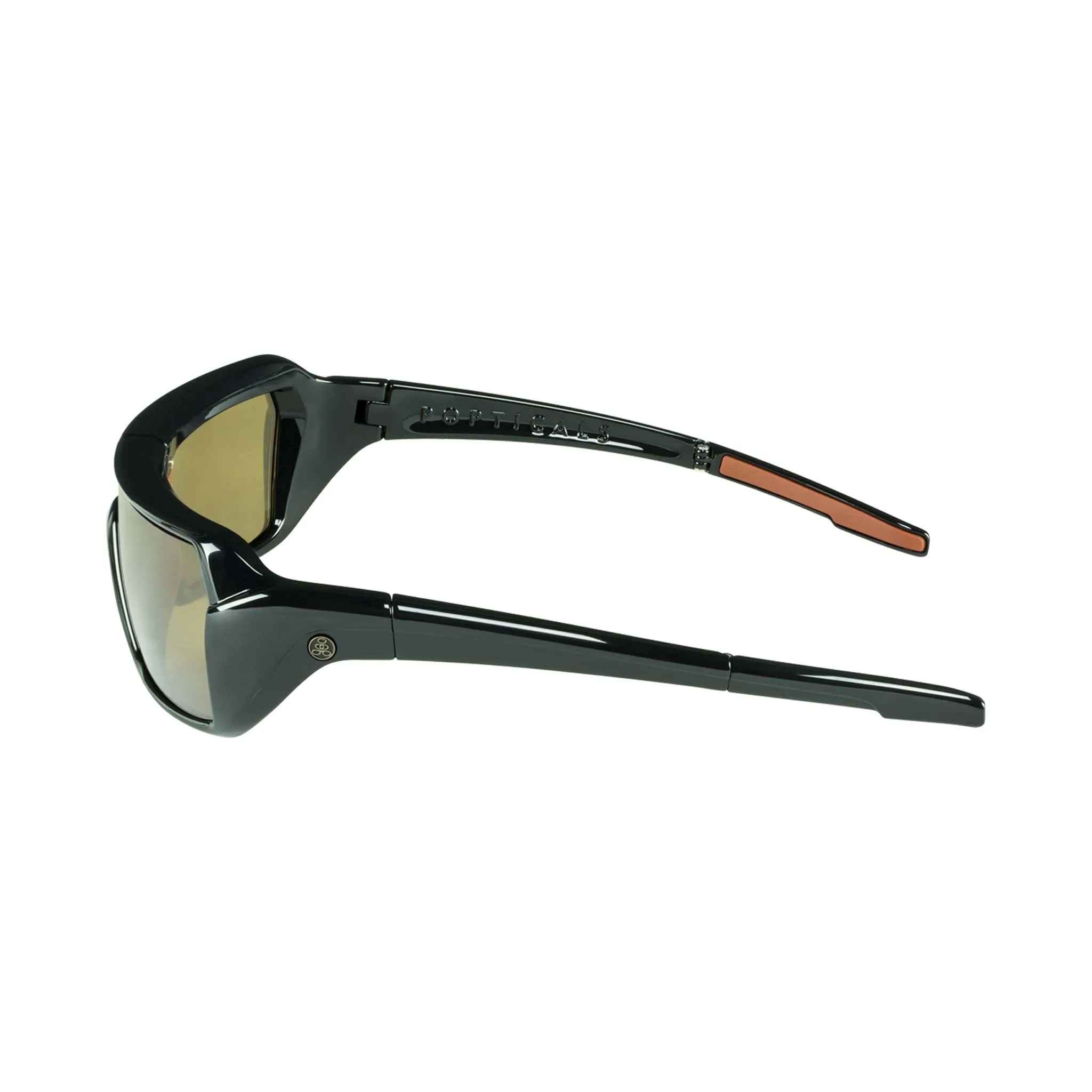 POPSTORM | Polarized, Gloss Black, Brown Lens