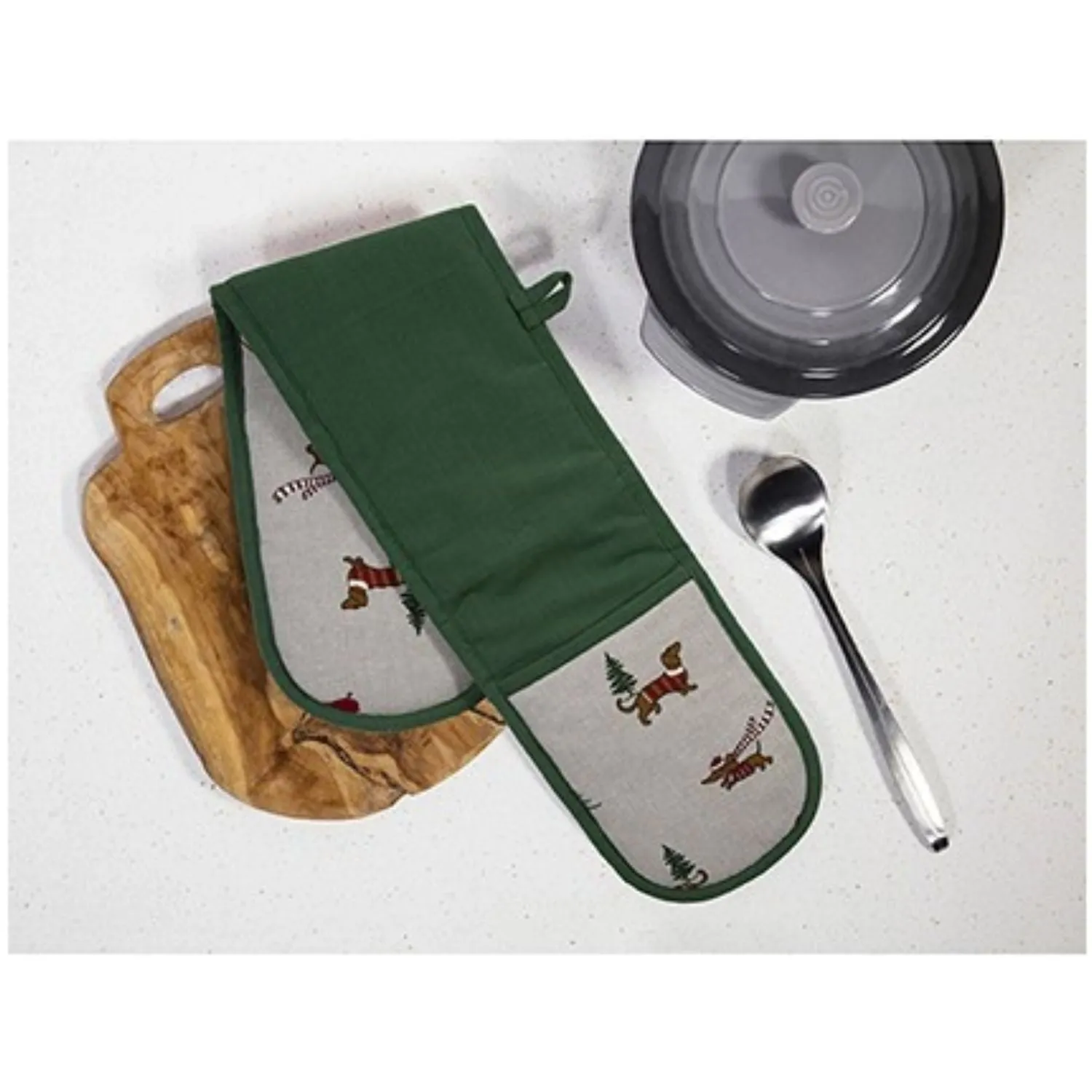 Premier 90cm Christmas Dog Double Oven Glove