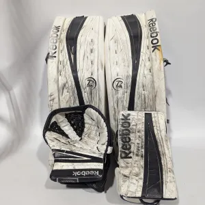 Reebok Premier - Used Pro Stock Senior Goalie Set (White/Black)