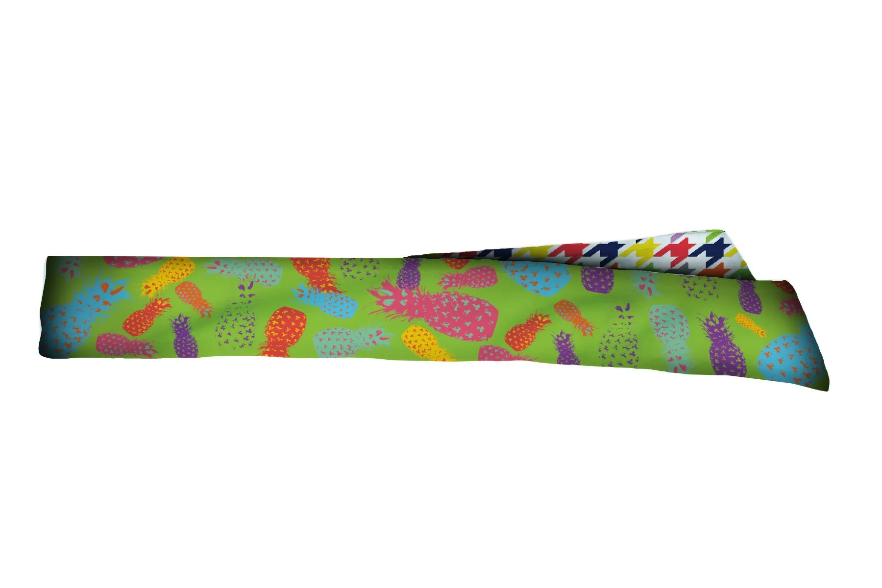 REVERSIBLE Houndstooth Multi/Pineapple Punch Head Tie (SKU 2109 HTB)