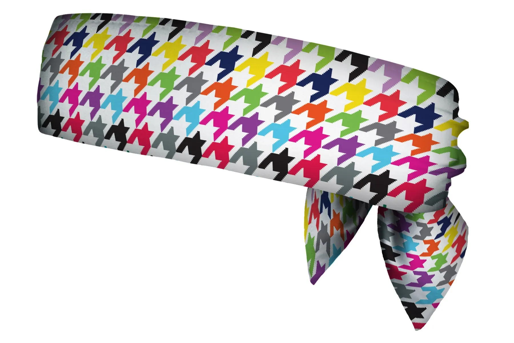 REVERSIBLE Houndstooth Multi/Pineapple Punch Head Tie (SKU 2109 HTB)