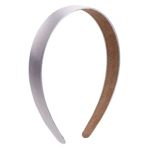 Satin Covered Headband 15mm - White