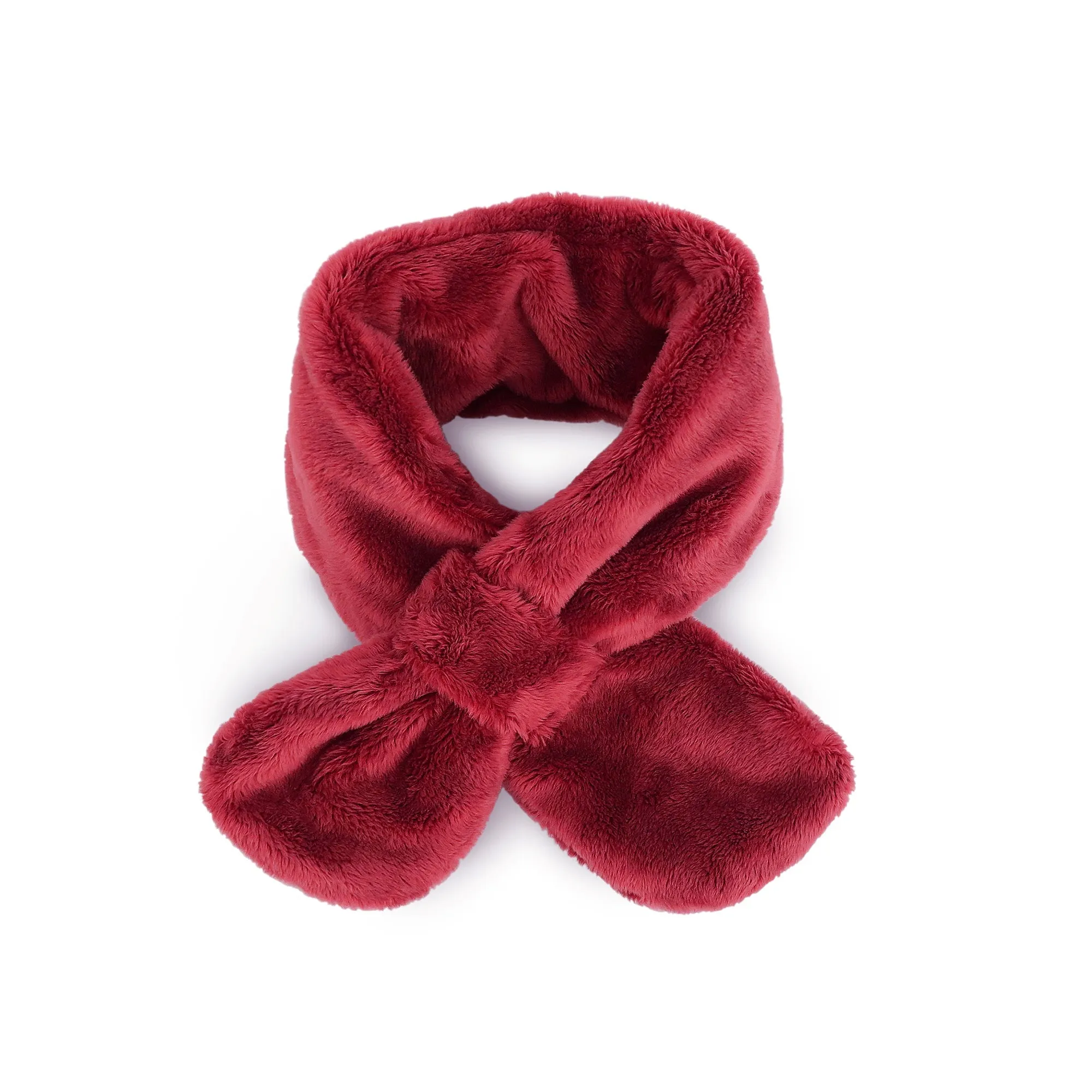 Toddler Winter Fashion Scarf Kids Warm Fluffy Thick Fleece Baby Neck Warmer | Cheetah