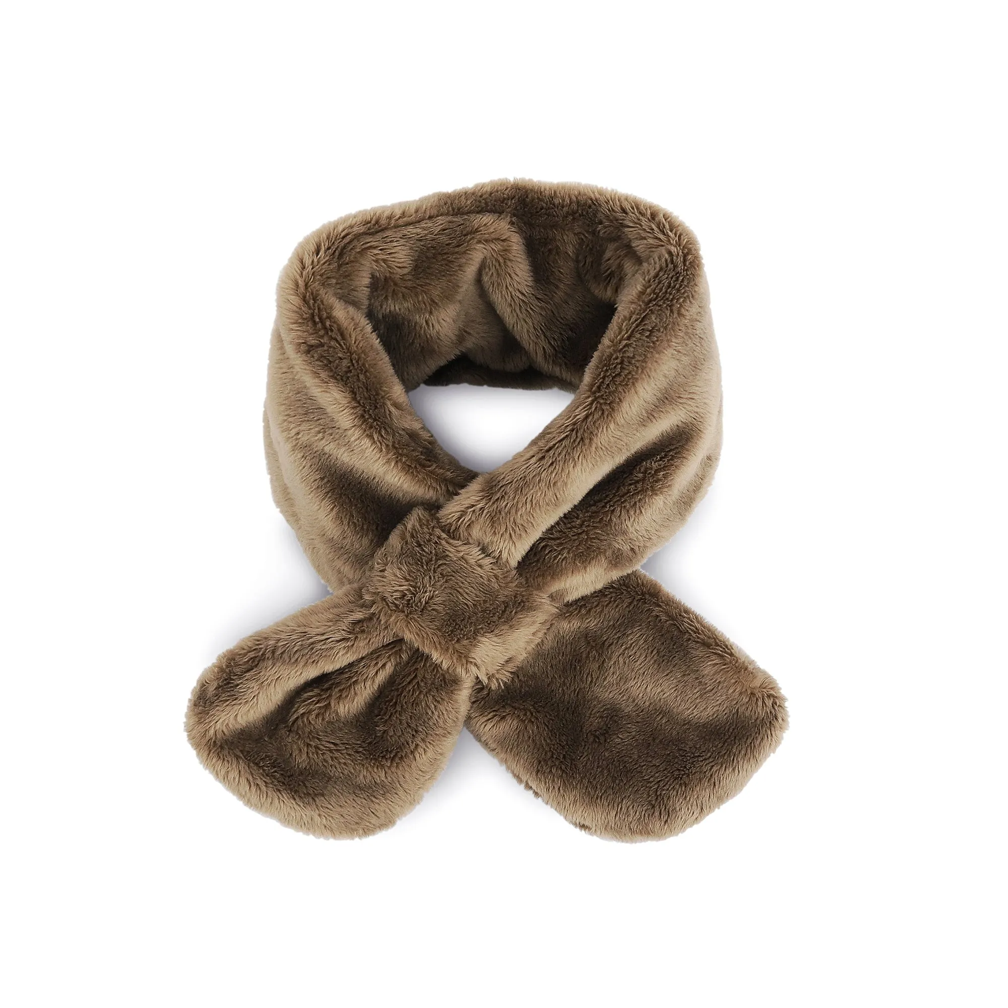 Toddler Winter Fashion Scarf Kids Warm Fluffy Thick Fleece Baby Neck Warmer | Cheetah