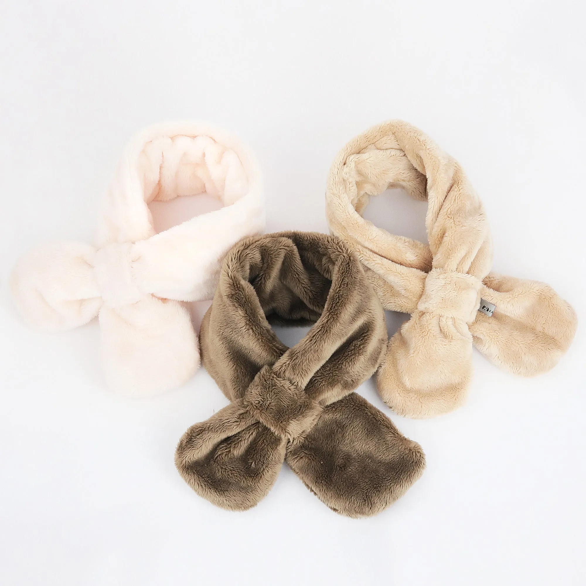 Toddler Winter Fashion Scarf Kids Warm Fluffy Thick Fleece Baby Neck Warmer | Cheetah