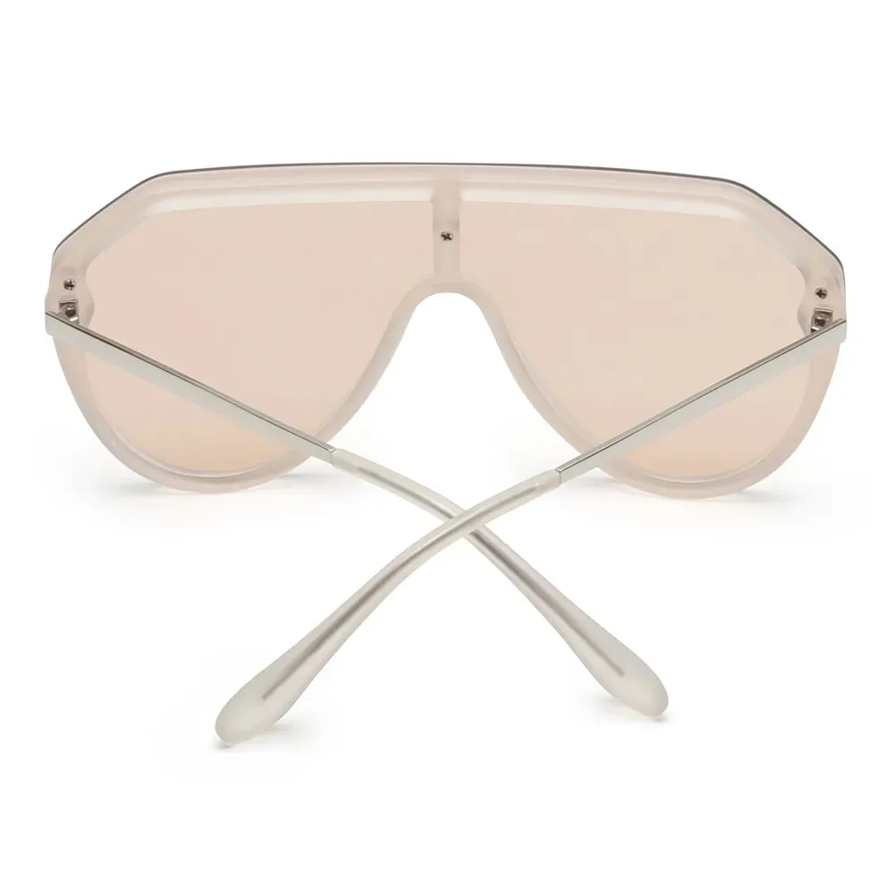 Unisex Shield Sunglasses Oversized Mirror Sunglasses for Women Men UV400