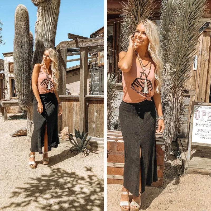 Wanderlust Thunder Bird Tank - Blush**