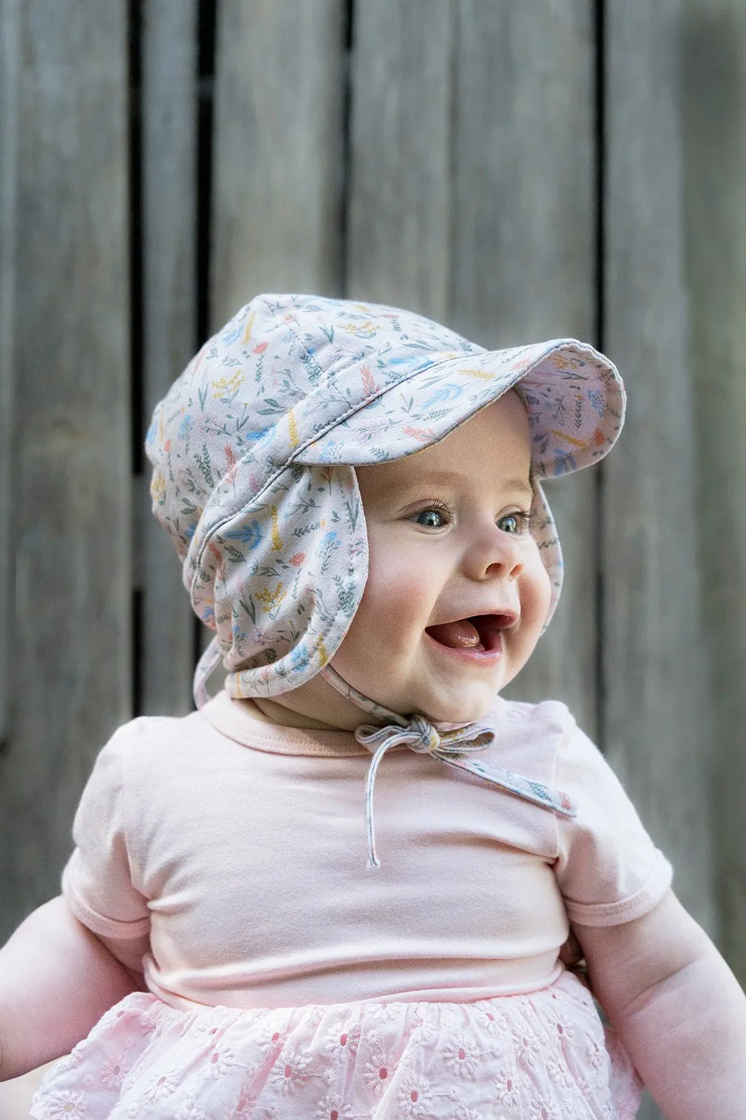 Wildflowers Flap Hat