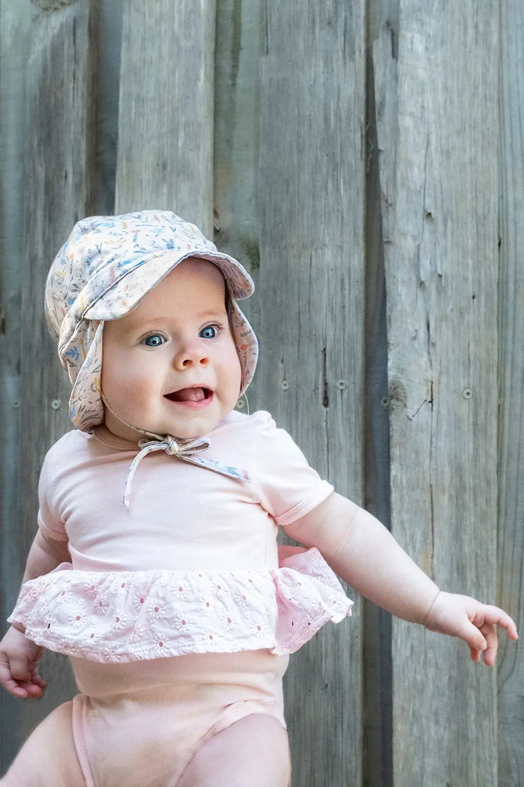 Wildflowers Flap Hat