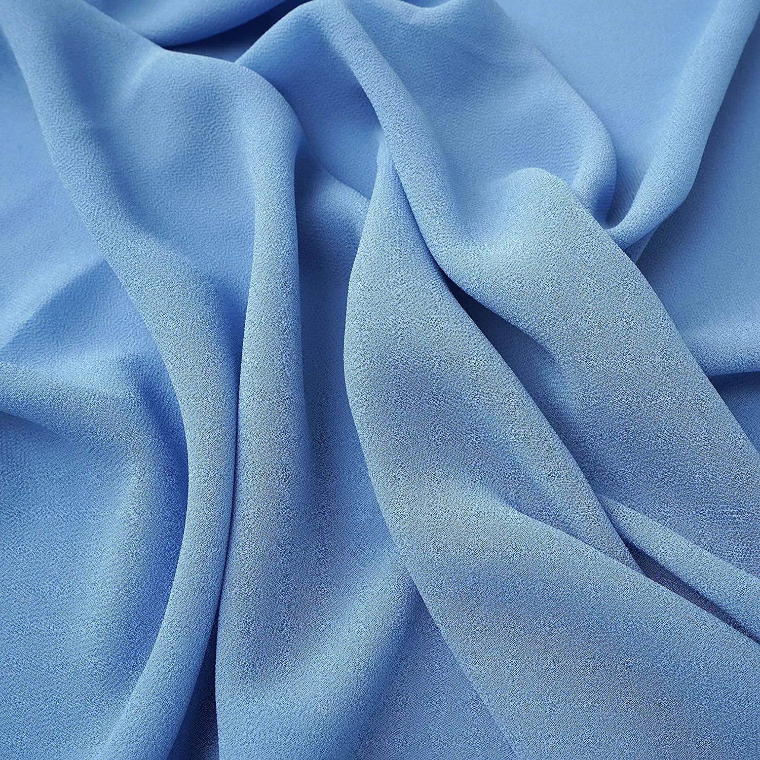YOUR SMILE for Women Lightweight Breathable Solid Color Soft Chiffon Long Fashion Scarves Sun-Proof Shawls Wrap